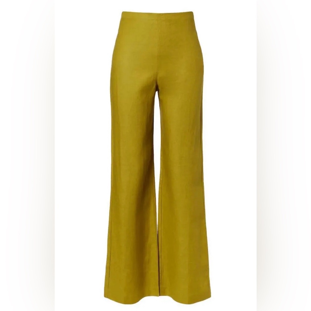 Faithfull the Brand Green Wide-Leg Pants size 8
